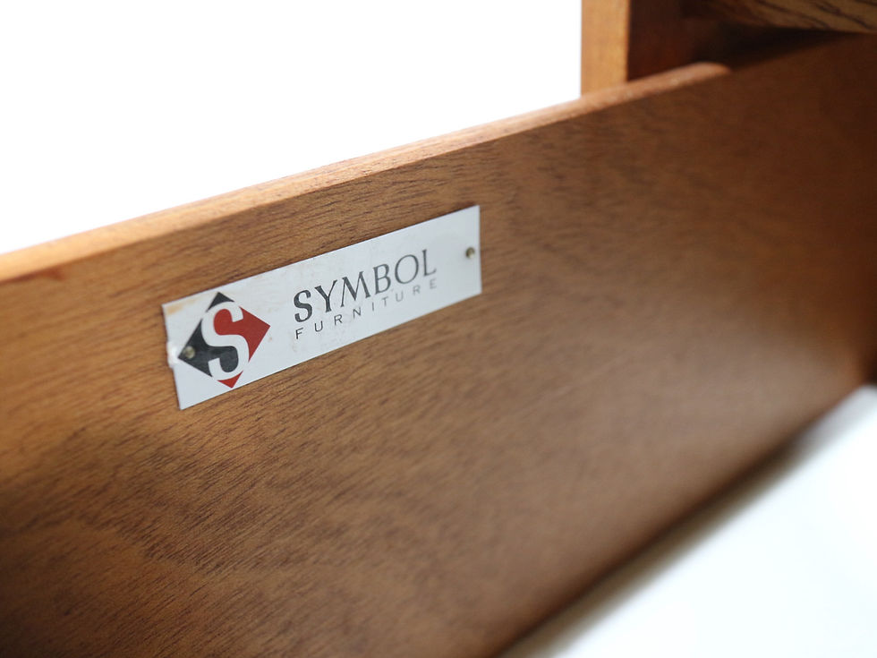 Thumbnail: Mid Century Modern Vintage Teak British Dresser Drawers