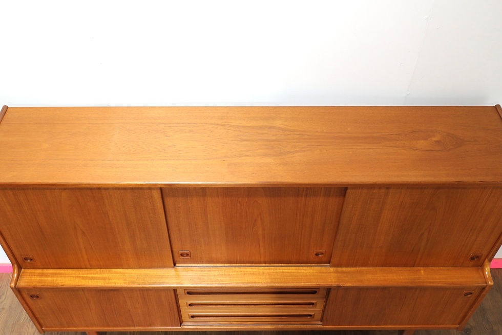 Thumbnail: Mid Century Modern Vintage Teak  Credenza Buffet Sideboard by Johannes Anderson