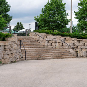 High Format Rosetta Hardscapes Outcropping Wall Fond Du Lac Soccer Park