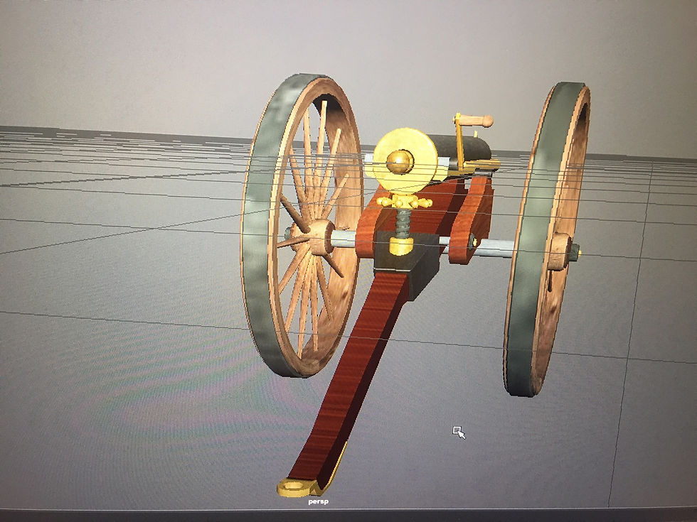 Gatling Gun - Rear Angle