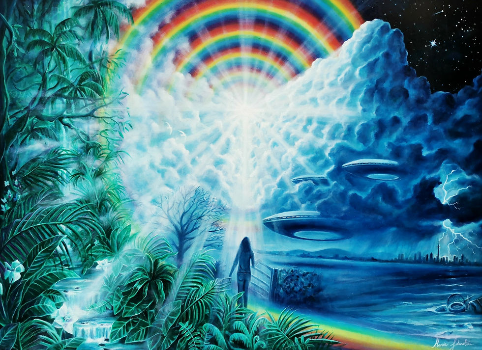 Thumbnail: Framed Glicee Print - 'The Only Way - Truth is Forgiveness'