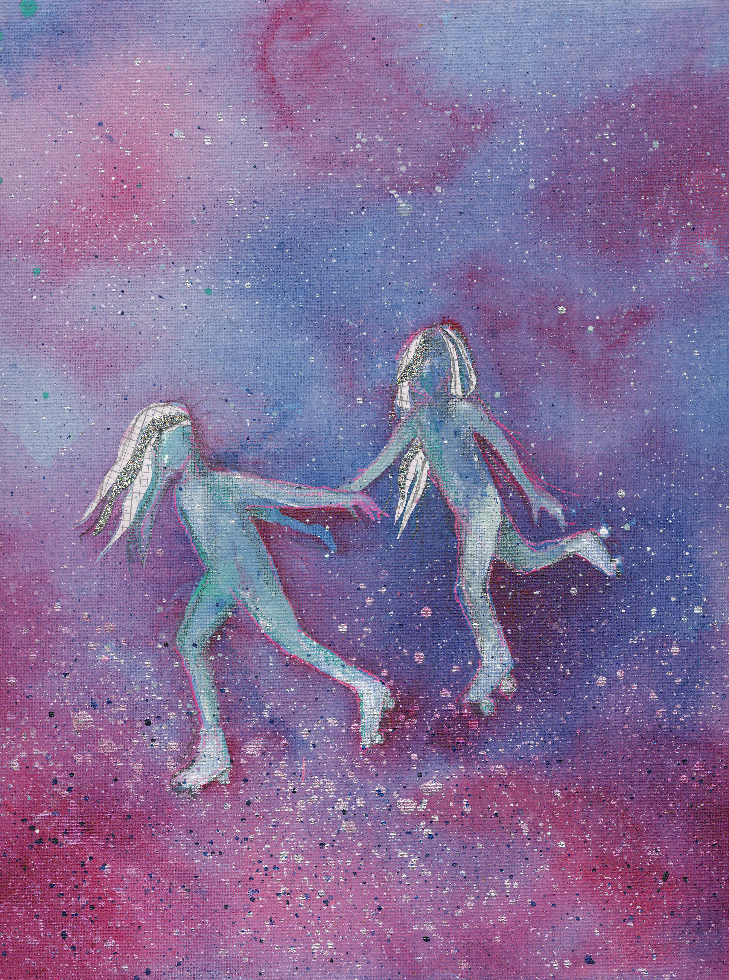 Original mixed media painting - 'Interstellar'