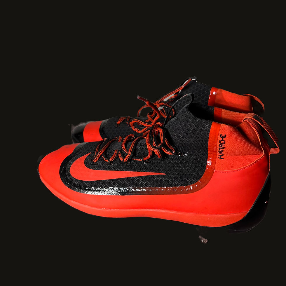 Thumbnail: USED MEN NIKE HUARACHE FOOTBALL SHOE