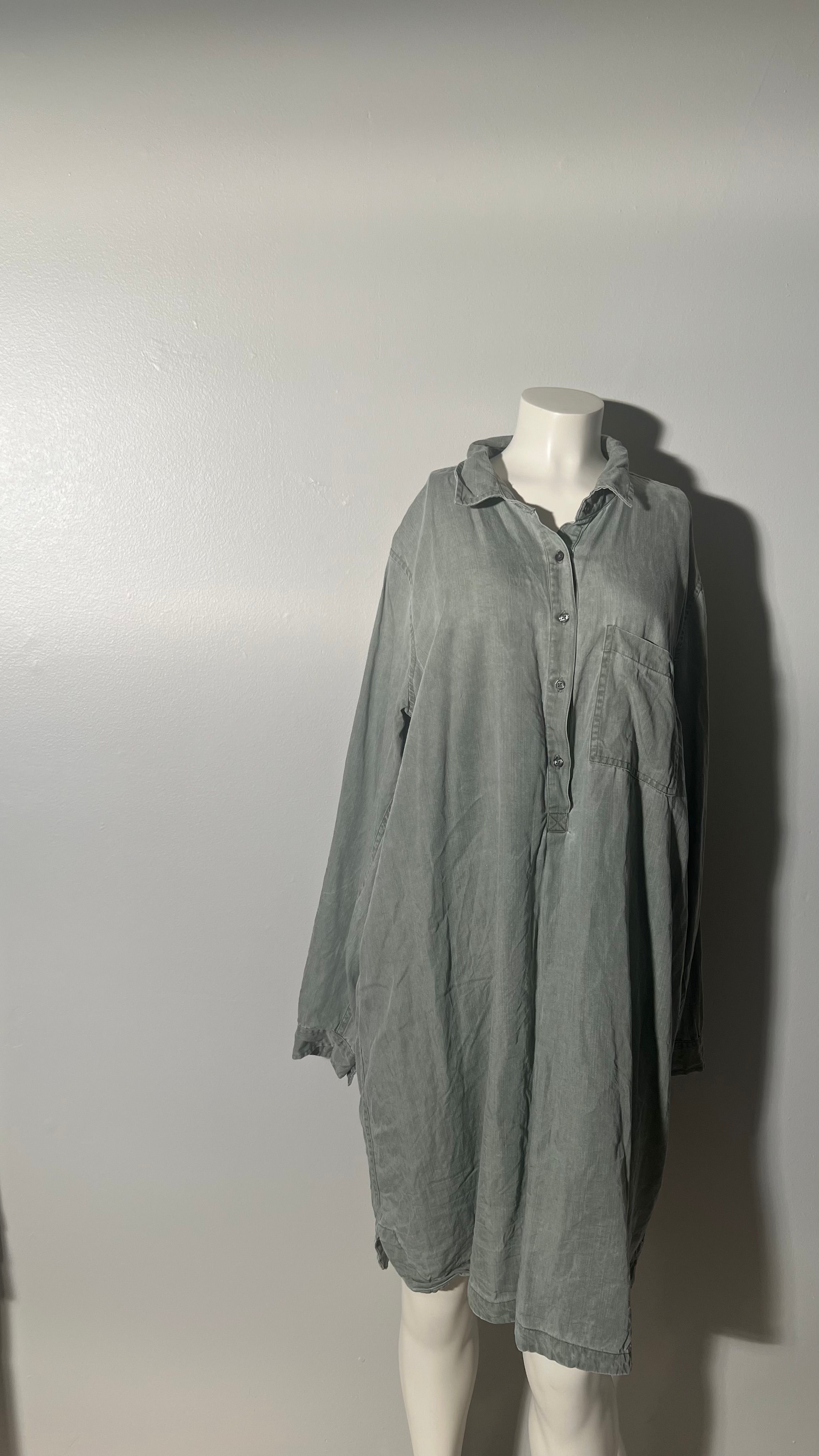 USED WOMEN OLD NAVY CASUAL GREEN DRESS