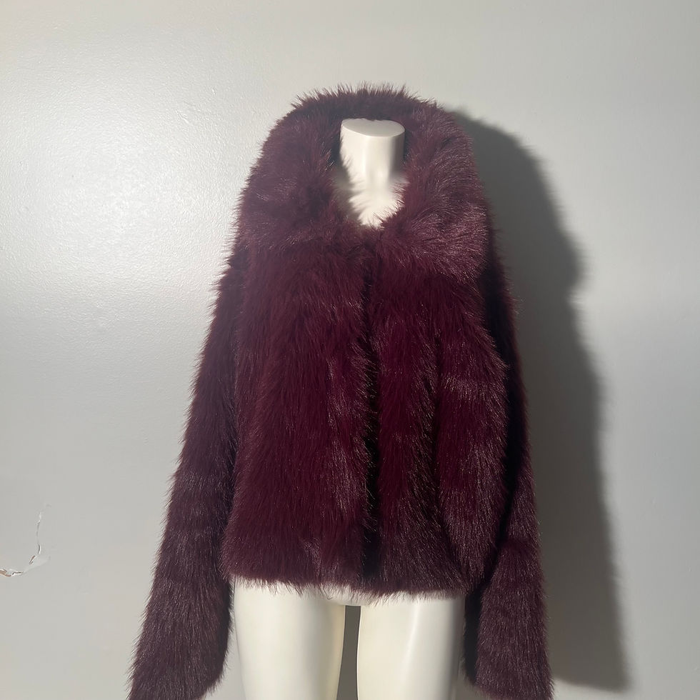 Thumbnail: NEW WOMEN NB FAUX FUR COAT