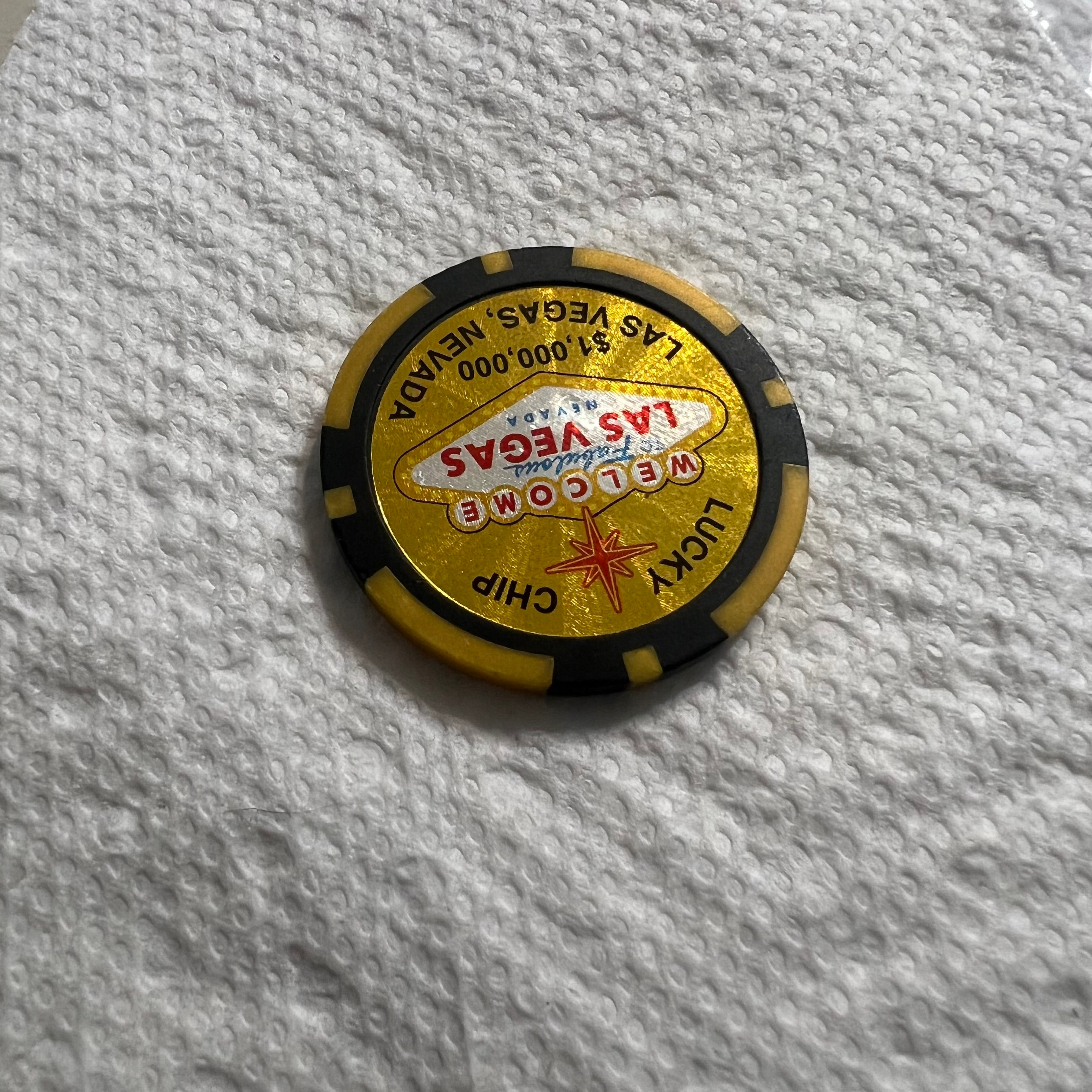 WELCOME TO LAS VEGAS LUCKY CHIP