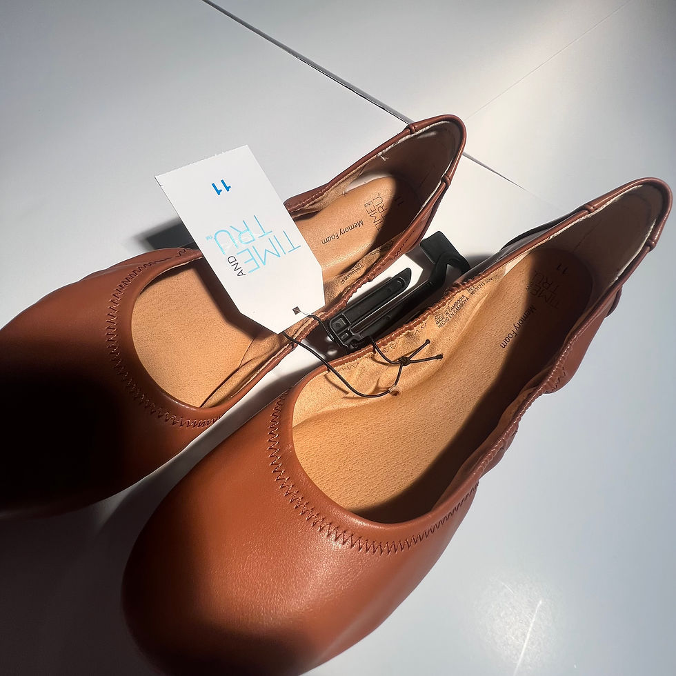 Thumbnail: NEW WOMEN BALLET MEMORY FOAM FLATS