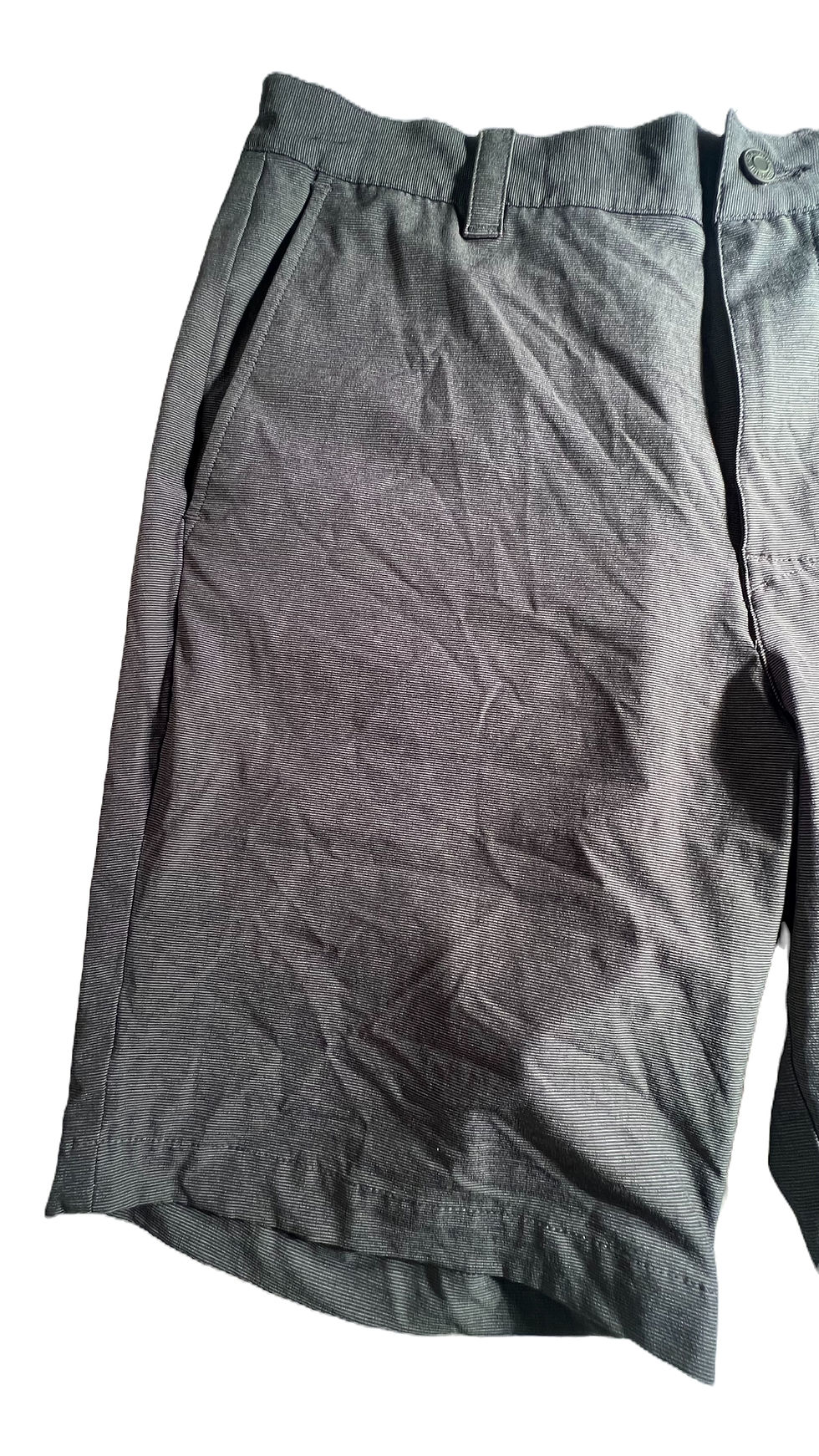 Thumbnail: USED MEN BANANA REPUBLIC FINE STRIPE SHORTS