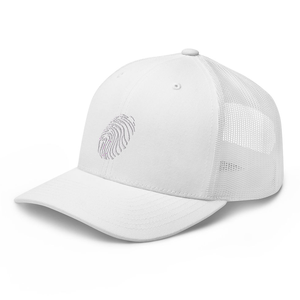 Thumbnail: "Monkey Finger Fingerprint" Trucker Cap