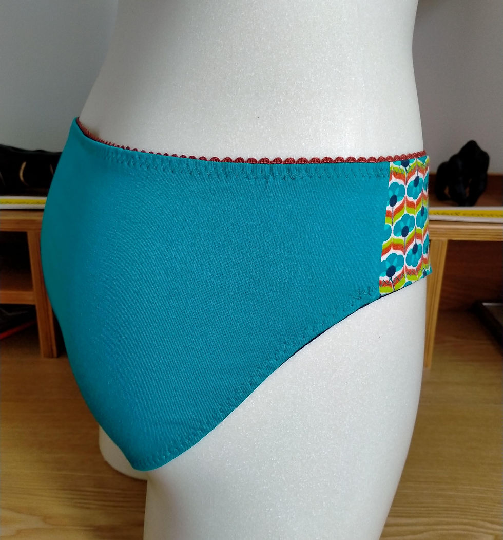 Miniature : Culotte lotus bleu