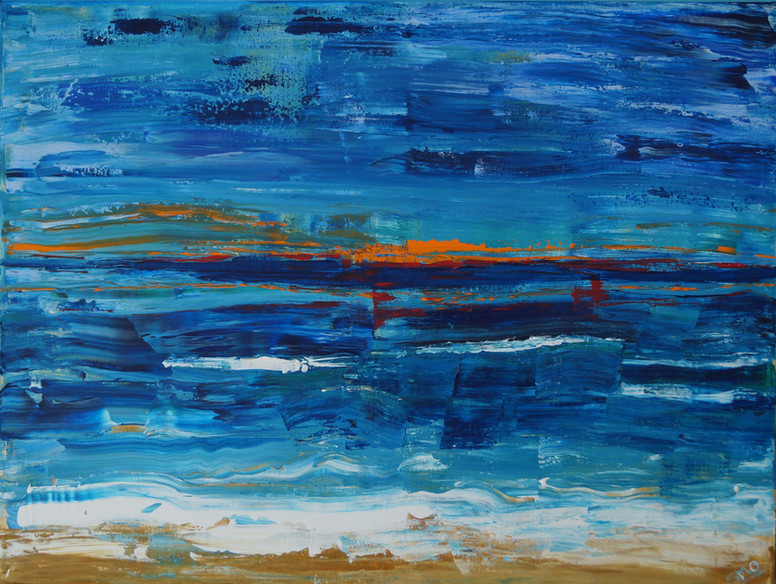 Abstract art by Sue O'Sullivan Wiltshire artist