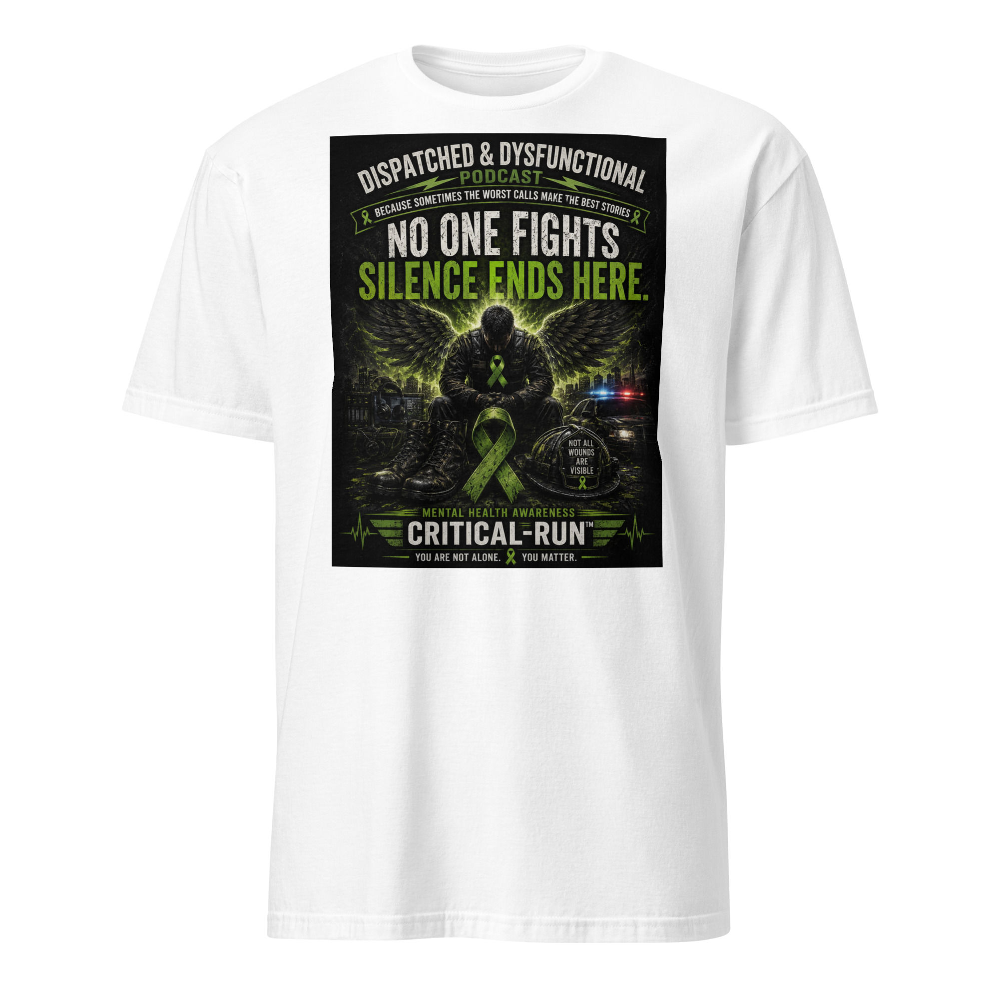 CRITICAL-RUN™ – No One Fights Silence T-Shirt