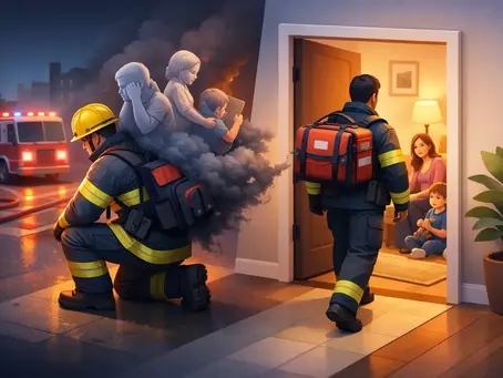 How First Responders Carry Trauma Home Daily