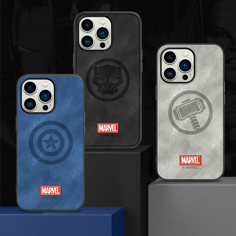 Marvel Fabric-Patterned Phone Case for iPhone 14 Series