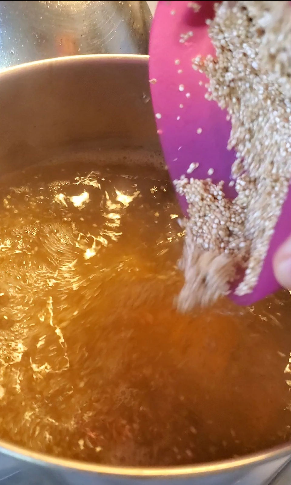 Adding quinoa