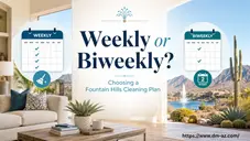 Weekly or Biweekly? Choosing a Fountain Hills Cleaning Plan