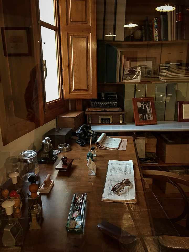 Opprinnelig kontor i sjokolademuseet til Valor