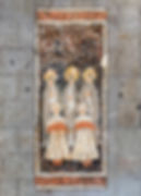 Mosaikk på gaten utenfor Basílica de Santa María de Elche