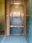 Inngangsdør til Museo de la Virgen de la Asuncion i Basílica de Santa María de Elche