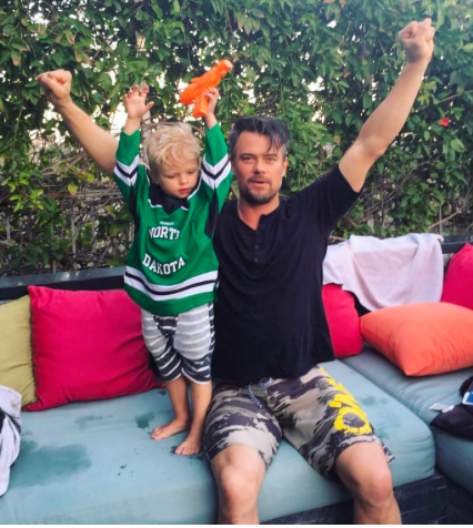 Josh Duhamel and son Axl Jack