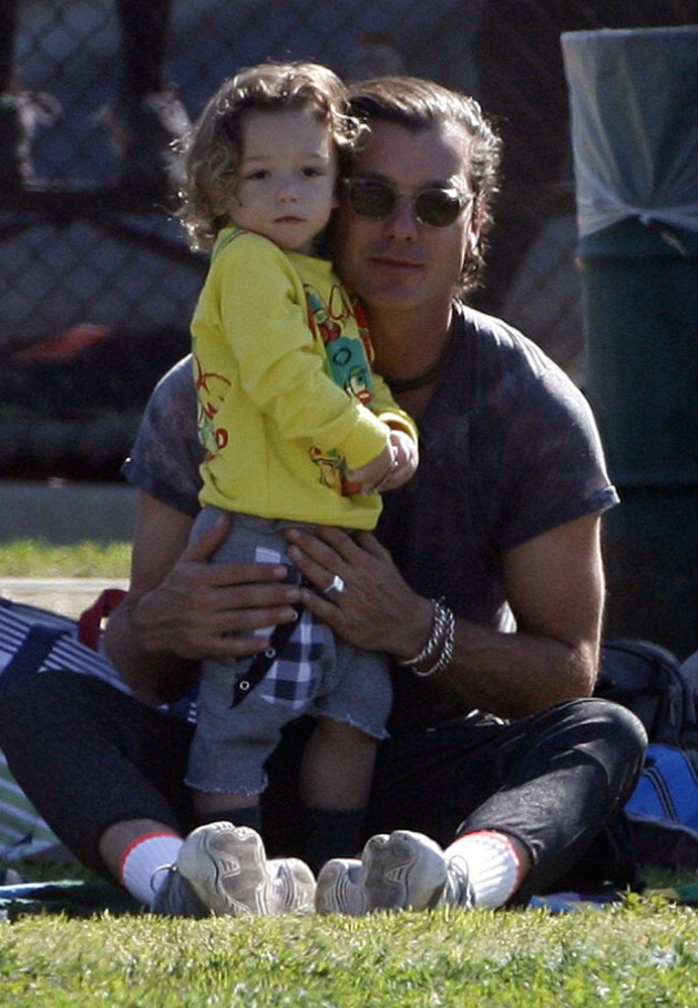 Gavin Rossdale & son Apollo Rossdale