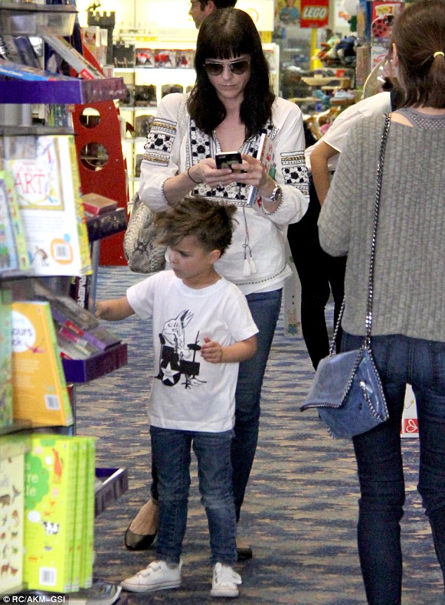 Selma Blair & Son Arthur Saint