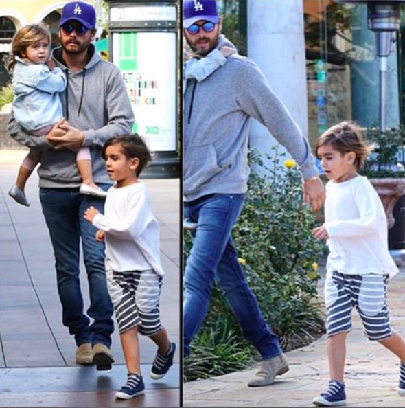 Scott Disick and son Mason