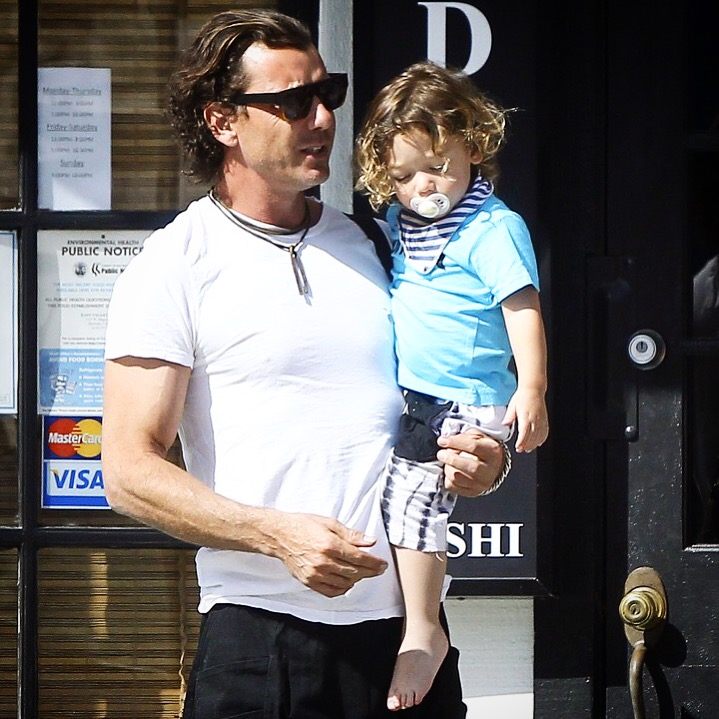 Gavin Rossdale & Son Apollo Rossdale