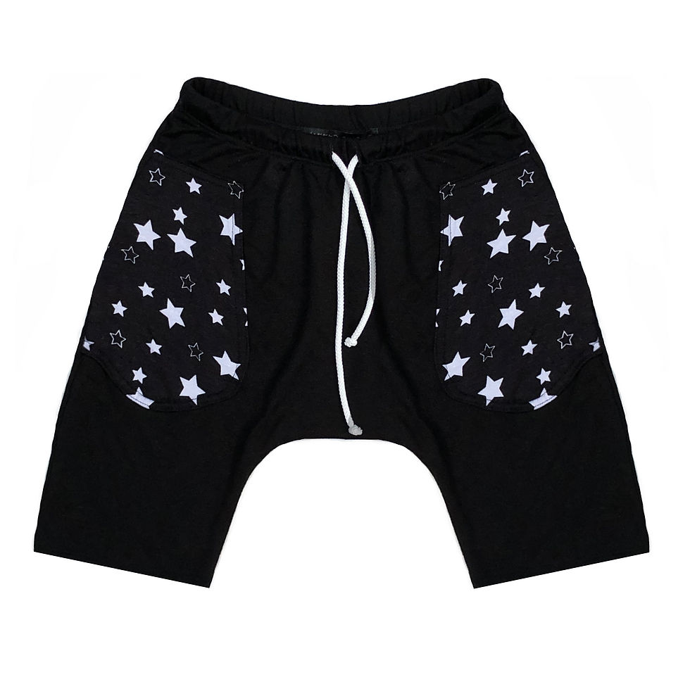 Black Star Short Baggies (super soft)