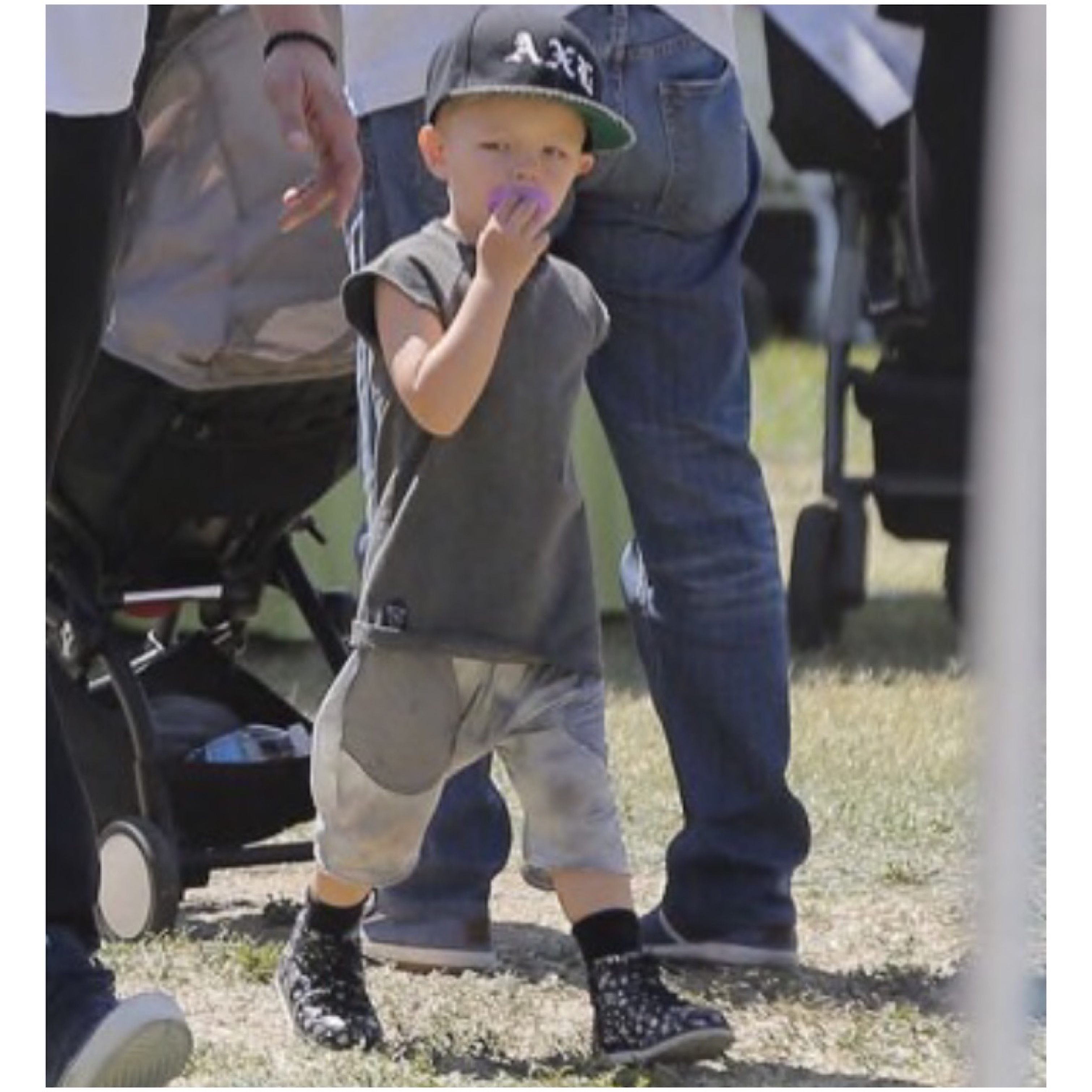 Josh Duhamel & son Axl Jack