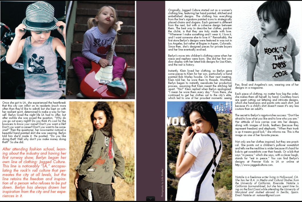 Article about Jagged Culture