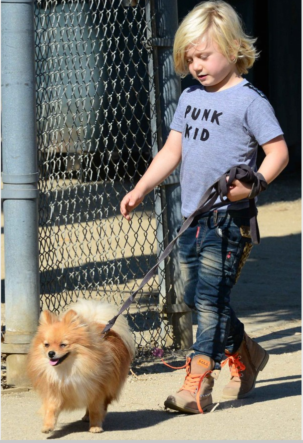 Zuma Rossdale wearing Punk Kid Tee