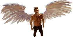 Vitrážovaný "Lucifer"