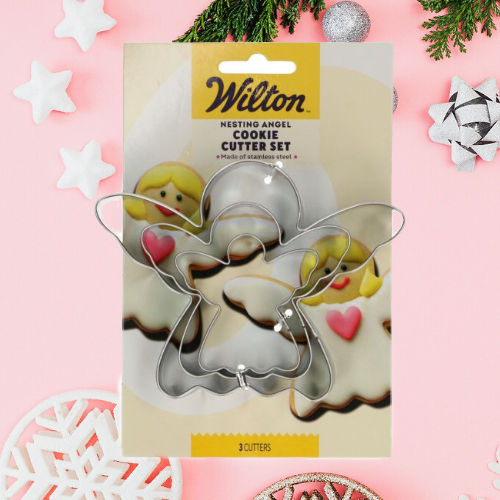 WILTON NESTING COOKIE CUTTER ANGEL SET/3