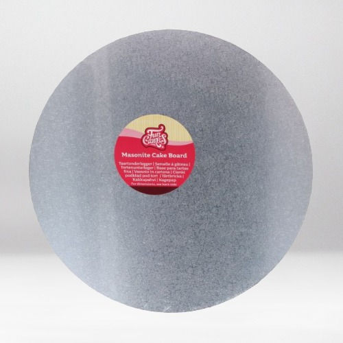 MASONITE SILVER 35 CM ROUND BOARD