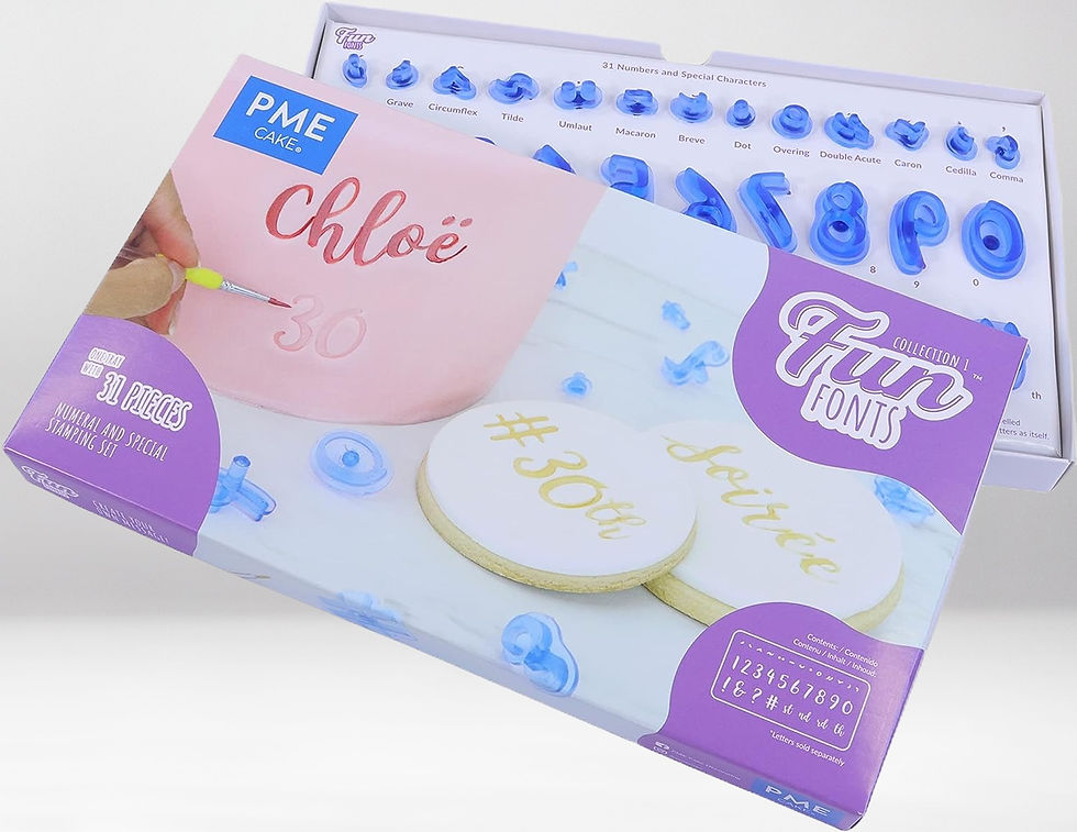 PME FUN FONTS - NUMERALS & SPECIAL CHARACTERS COLLECTION 1