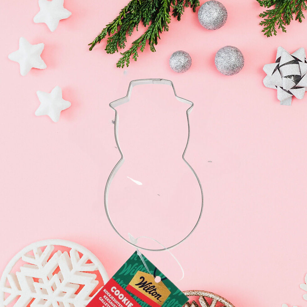 WILTON COOKIE CUTTER SNOWMAN 8.4CM