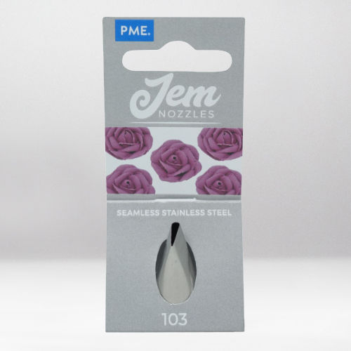 JEM PIPING TIP #103 MEDIUM PETAL/RUFFLE