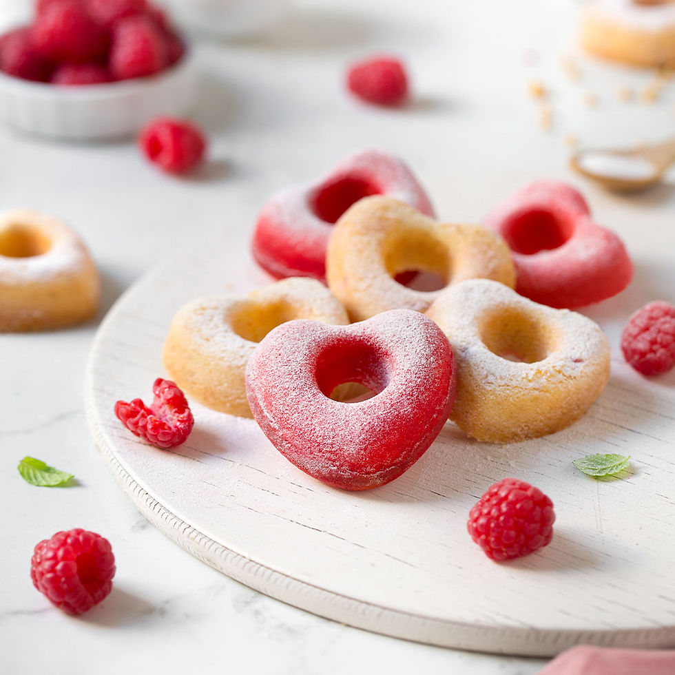 Thumbnail: DECORA HEART DOUGHNUT PAN X 6