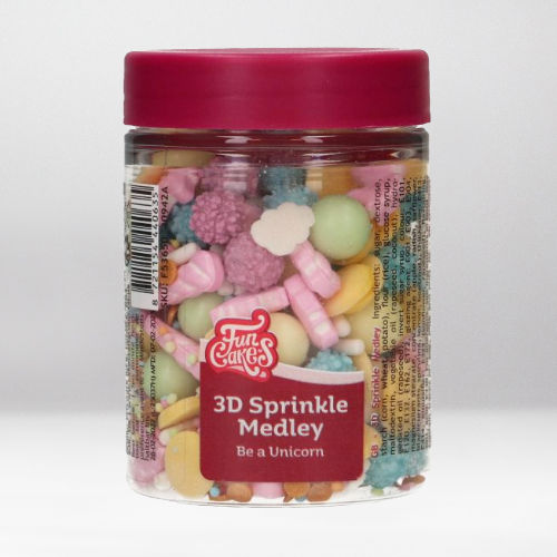 FUNCAKES 3D SPRINKLE MEDLEY - BE A UNICORN 70G
