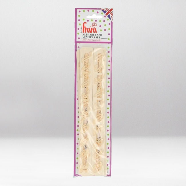 FMM TAPPIT SET - SCRIPT ALPHABET & NUMBERS UPPER CASE