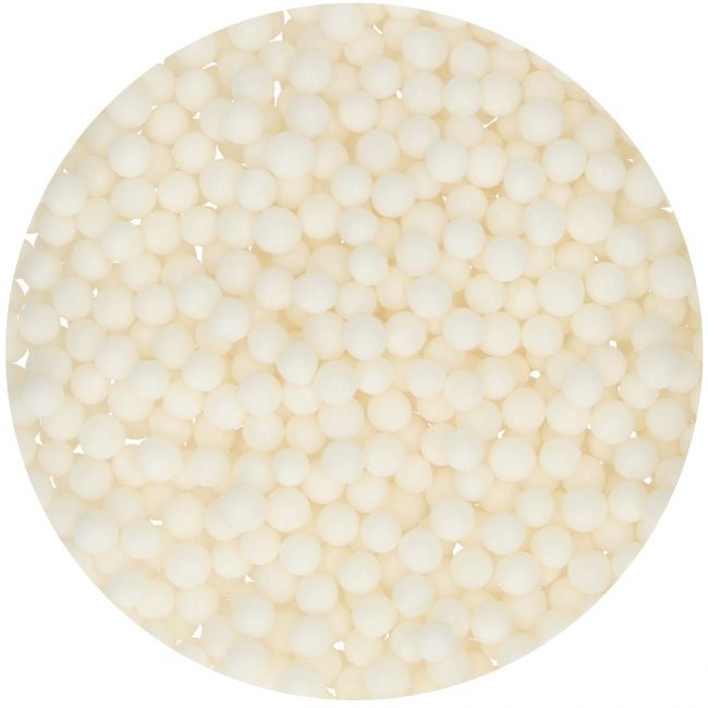 Thumbnail: FUNCAKES SOFT PEARLS MEDIUM WHITE 60G