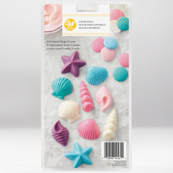 WILTON CANDY MOLD - SEASHELLS