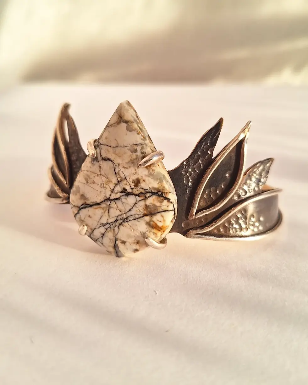 Thumbnail: Earth & Fire Lotus Cuff