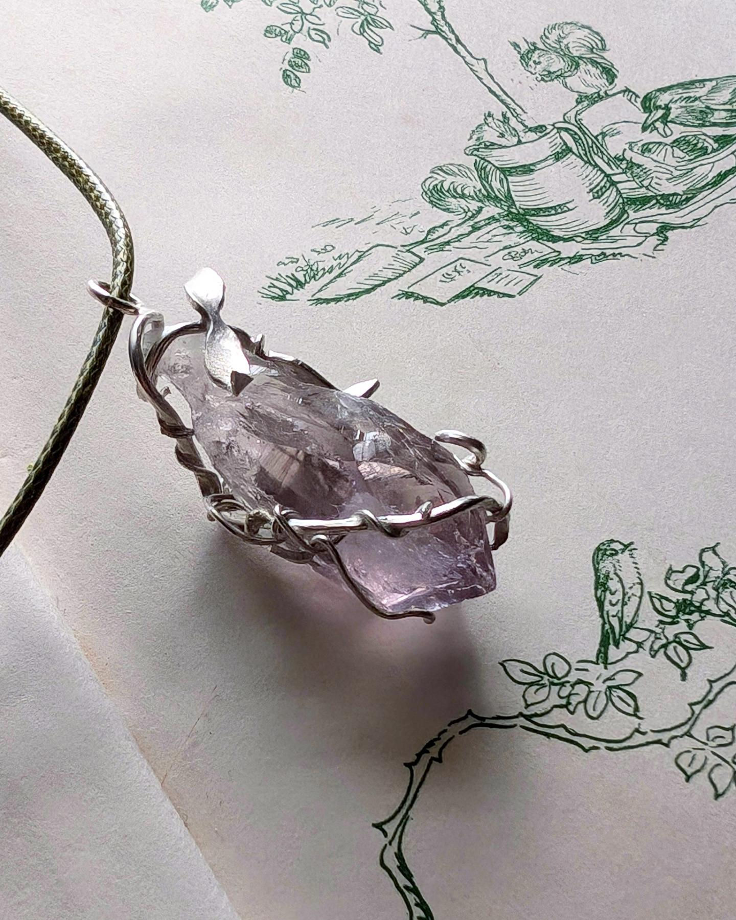 Garden Vine Amethyst Necklace