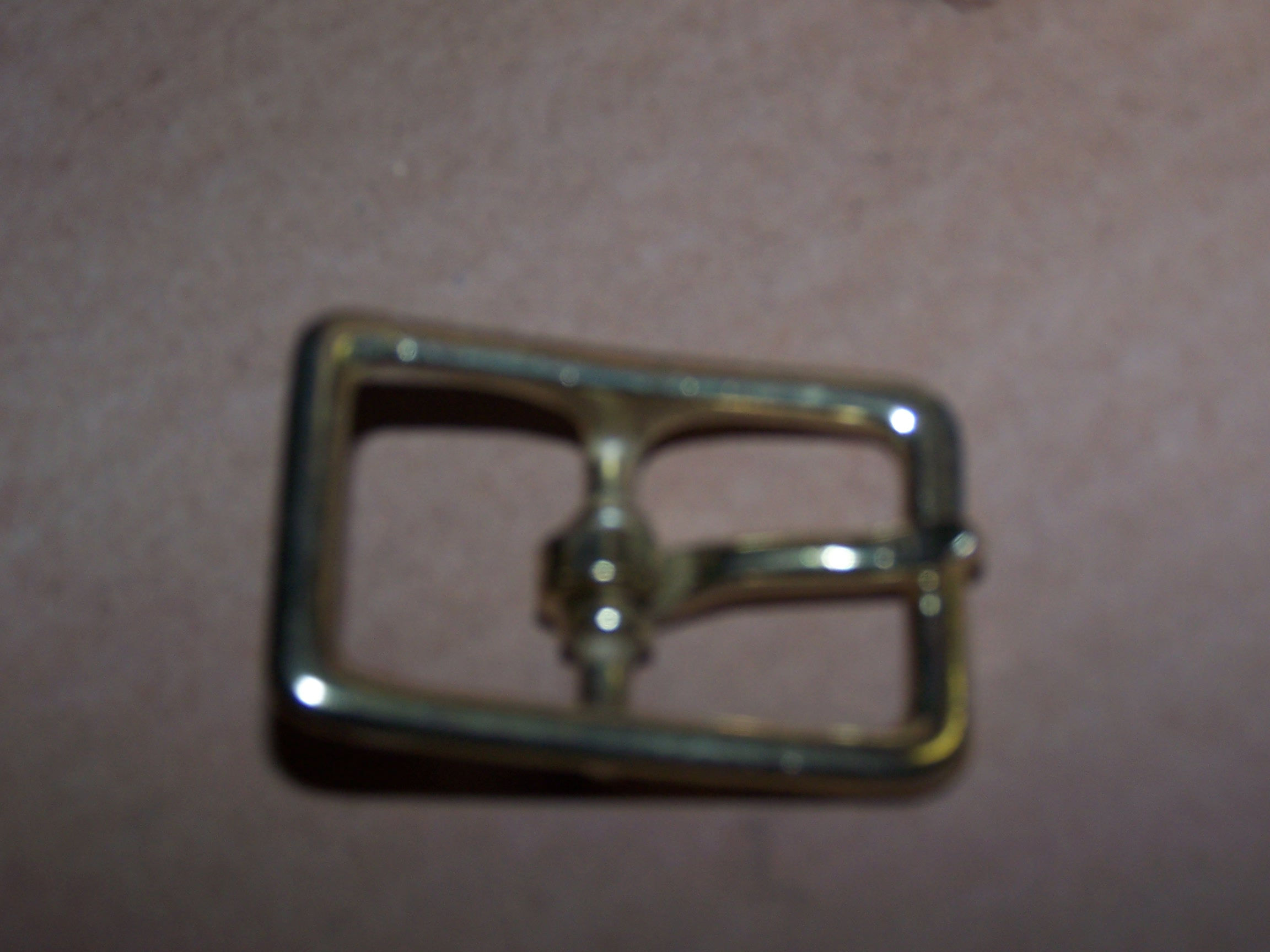 1" Brass plated Buckle