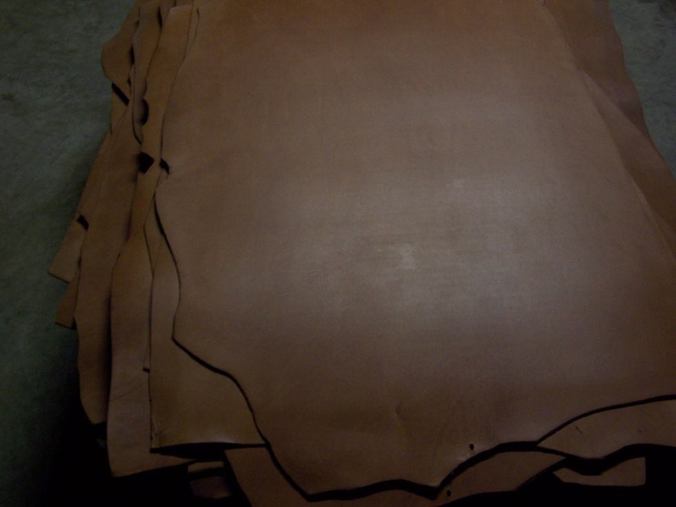 Thumbnail: 8/9 oz Double Shoulder Leather Hides