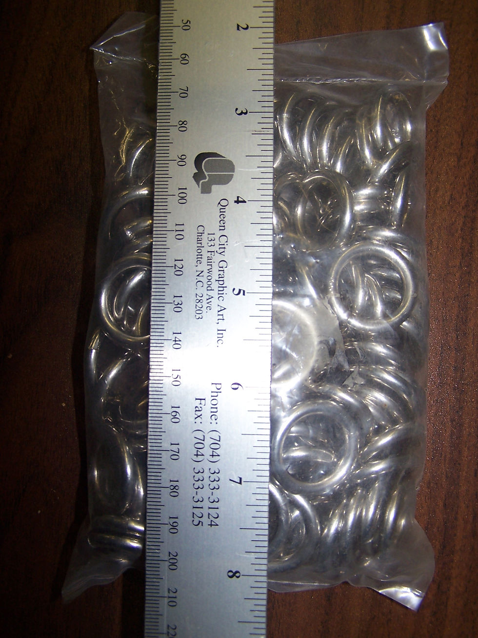 Thumbnail: 1 1/8" Nickel Plated Rings - 10 Pack