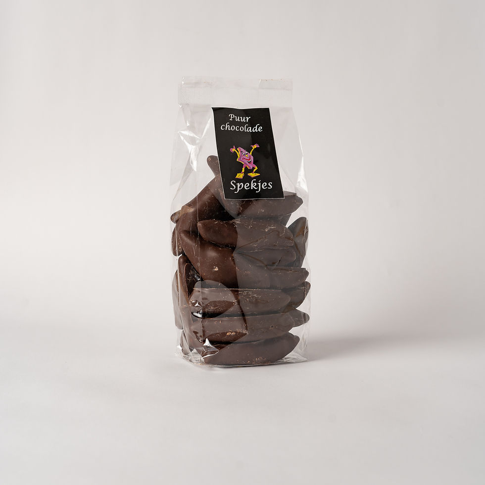 Thumbnail: Ruit spekjes pure chocolade