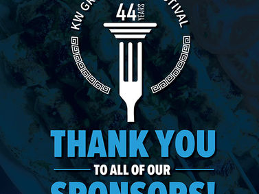 THANK YOU! - 44th Annual KW Greek Food Festival